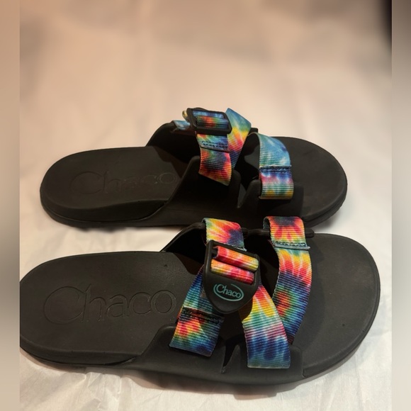 Chaco Shoes - Chaco Women's Chillos Slide Sandal - Tie Dye - Size 8